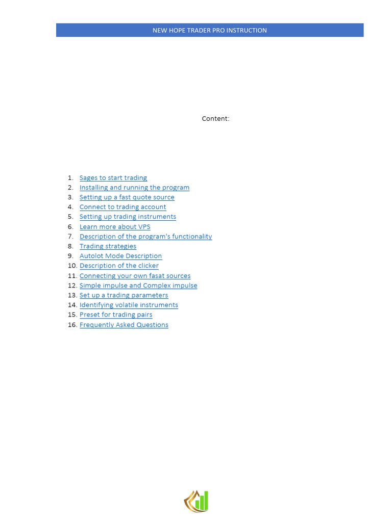 NHT Pro Trading Setup Guide | PDF | Order (Exchange) | Option (Finance)