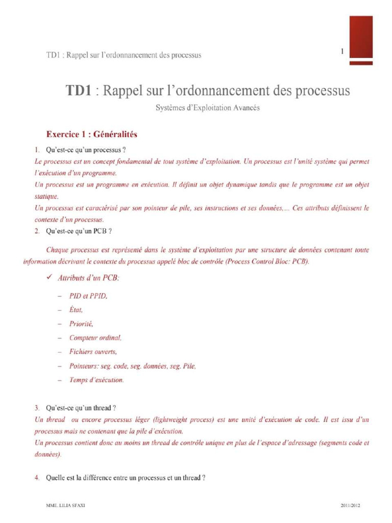 Correction TD Se - 085833 | PDF