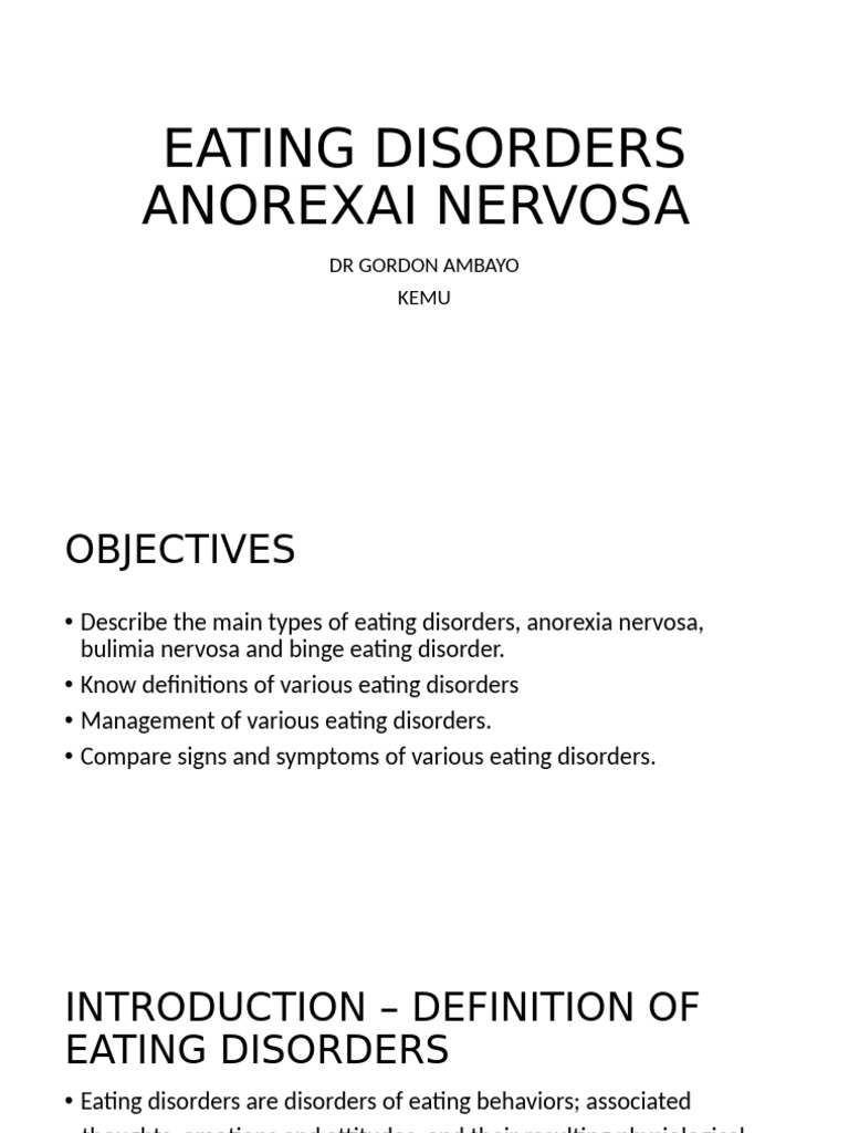 Anorexia Nervosa June 2021 | PDF | Eating Disorder | Anorexia Nervosa