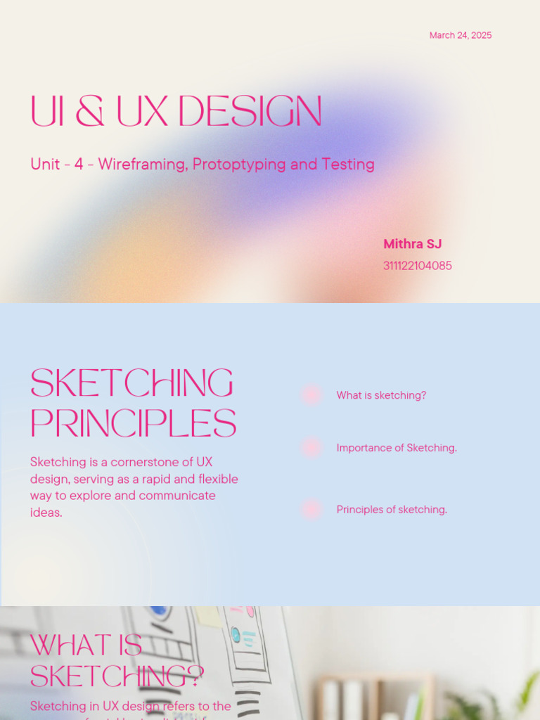 UI and UX Design Seminar | PDF | Computing | Human Communication