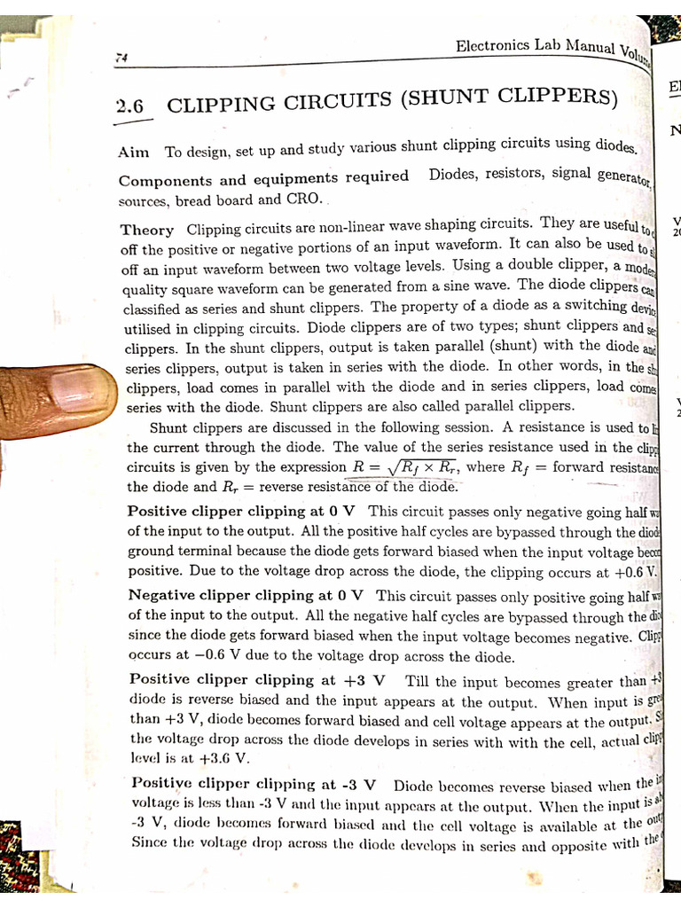 Ac Lab Manual | PDF