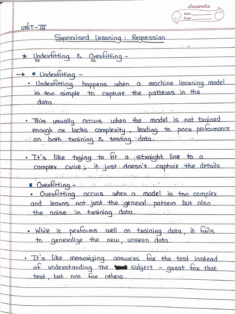 OCR ML Endsem Notes by DK? | PDF