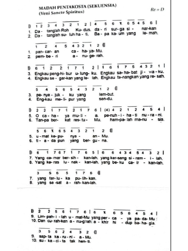 Madah Pentakosta | PDF