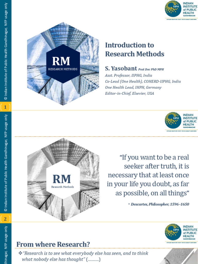 Research Methods in Public Health | PDF | Public Health | Methodology