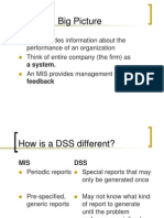 DSS vs. MIS