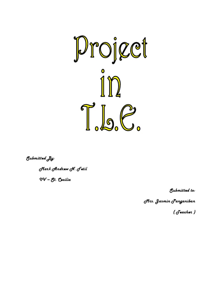Tle Project | PDF