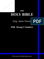 King James Bible With Strong's Numbers