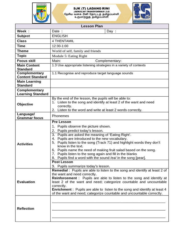 Week 19 Lesson 44 (Listening) 24.07 | PDF | Linguistics | Human ...