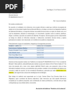 Carta modelo de solicitud de información