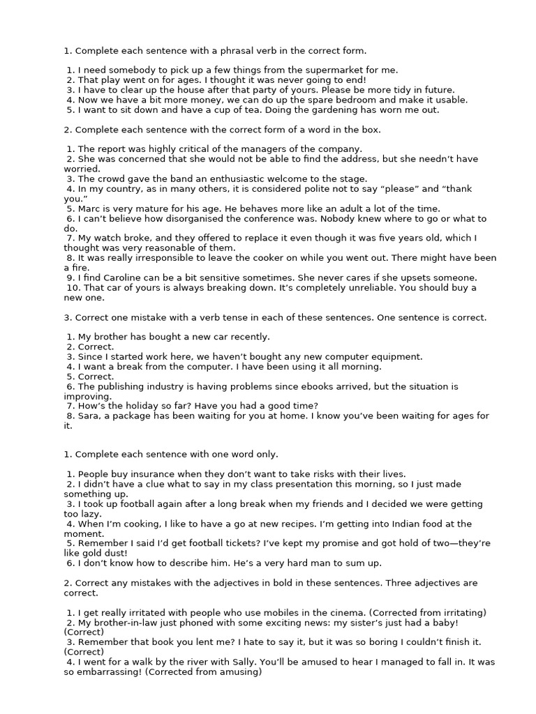 Eng Exercises | PDF | Mars