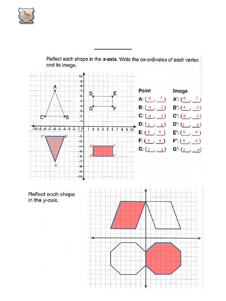 Transformations in Year 6 Mathematics | PDF