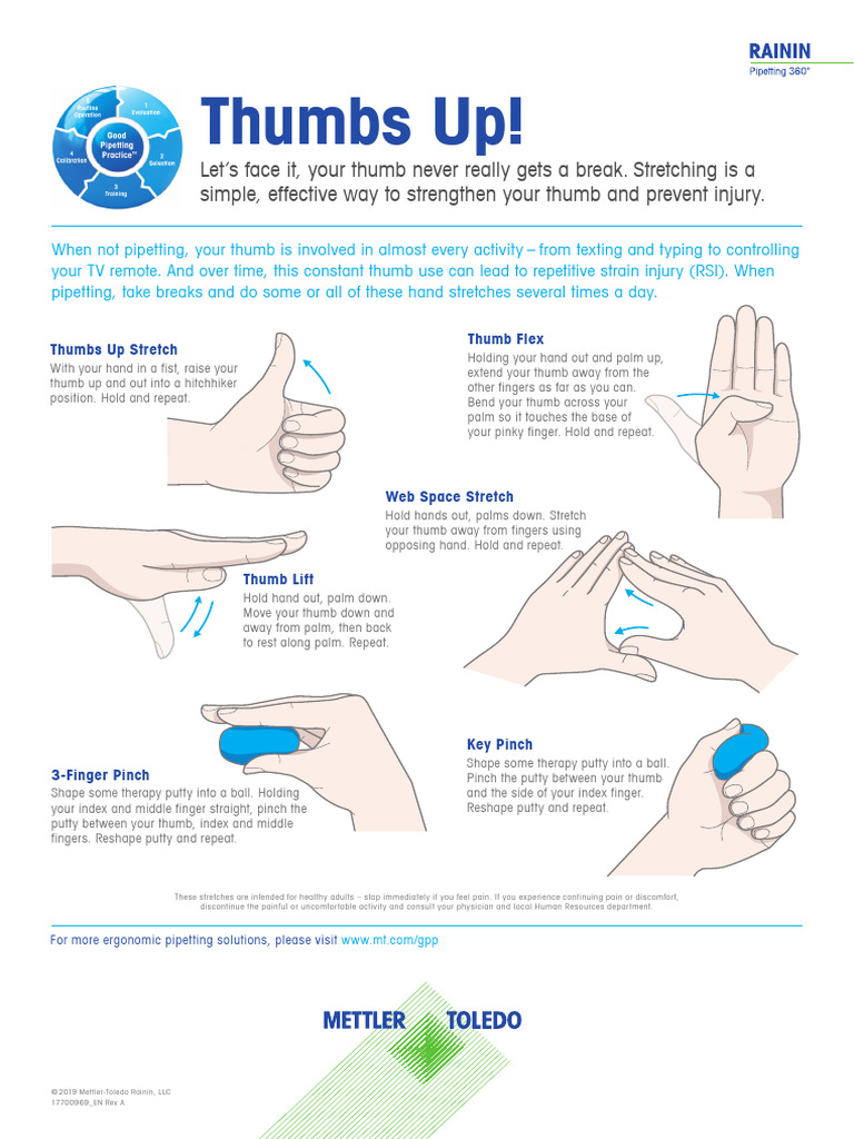 Thumb Exercises for RSI Prevention | PDF | Hand | Thumb