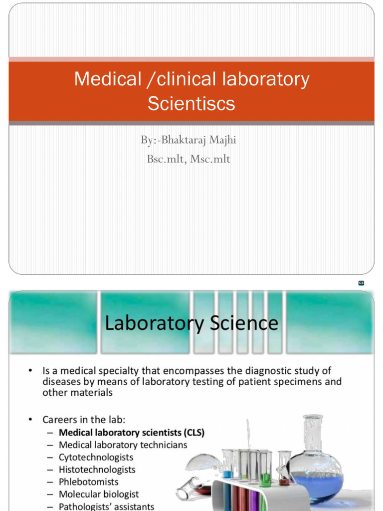 Medical Laboratory Technologist PDF | PDF