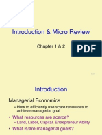 Introduction and Micro Review