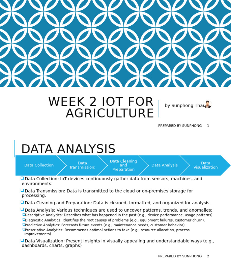 Week 2 IoT For Agriculture | PDF