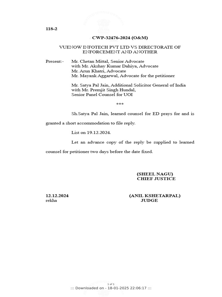 CWP 32476 2024 12 12 2024 Interim Order | PDF