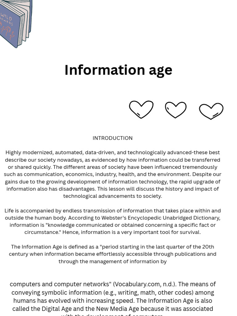 Understanding the Information Age | PDF | Information | Communication
