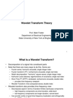 Wavelet Transform Theory