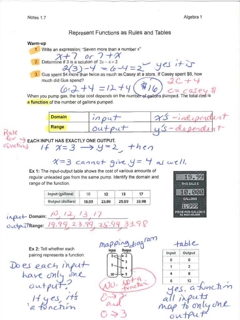 Notes 1.7 A1 | PDF