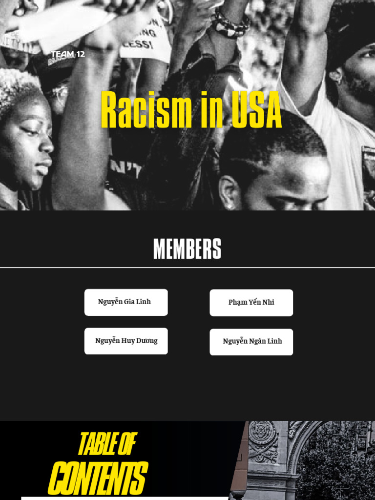 Racism's Impact and Solutions in America | PDF | Racism ...