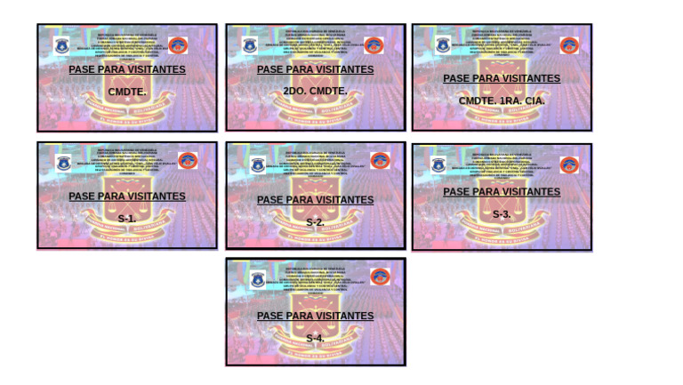 Pase para Visitantes en Defensa Aérea | PDF | Militar | Seguridad ...