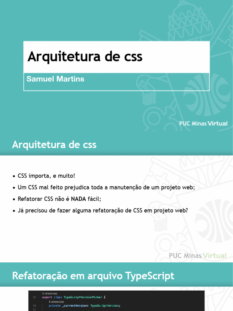 Arquitetura de CSS e Boas Práticas | PDF | Script Java | Html