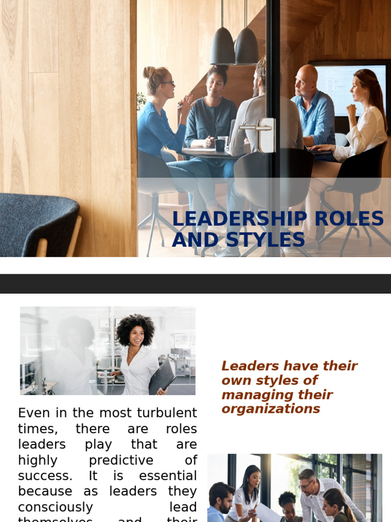 Leadership Style and Roles LEAD 3 | PDF | Leadership | Motivational
