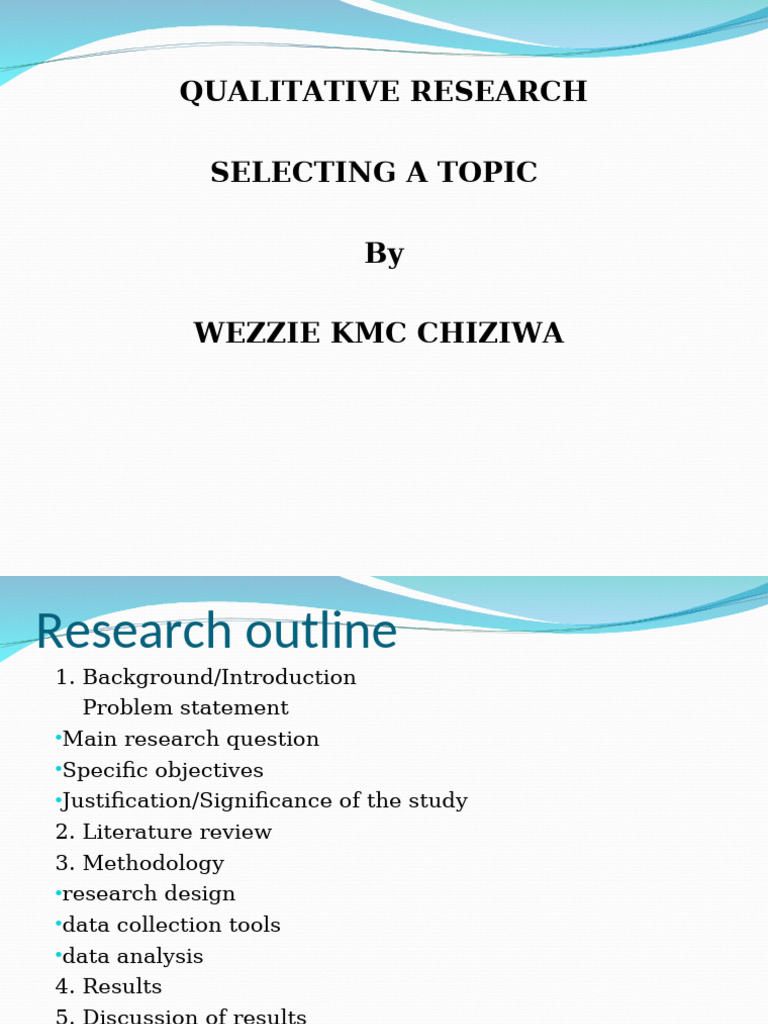 Lesson 3selecting and Defining Research Topic Lesson 2 | PDF ...