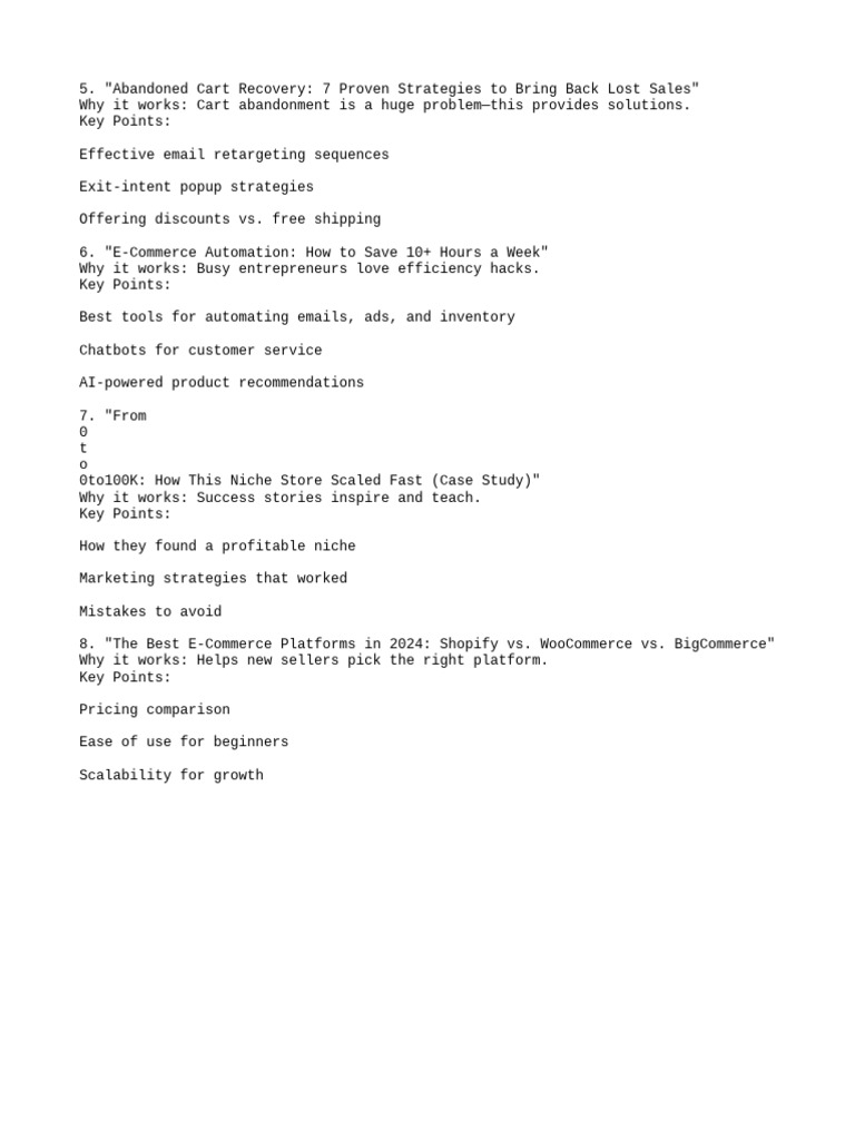 Abandoned Cart Recovery 7 Proven | PDF