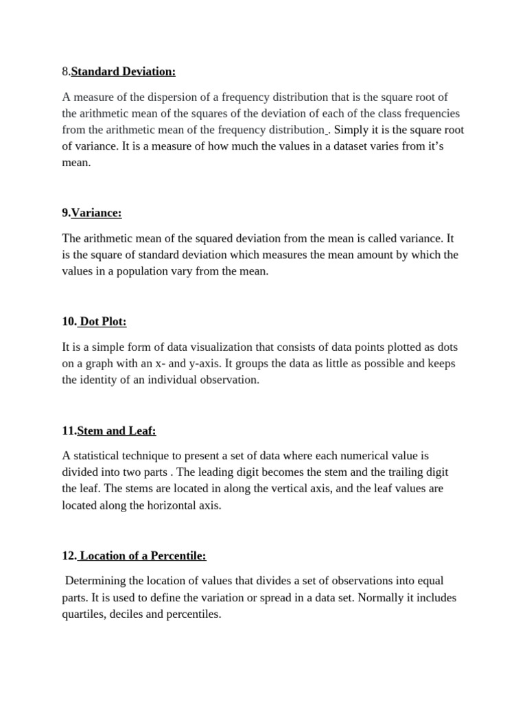 Standard Deviation | PDF