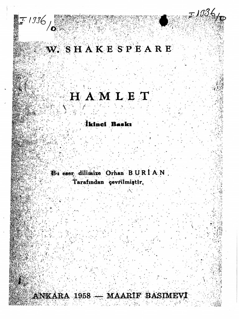 1336 - Hamlet (D) - William Shakespeare | PDF