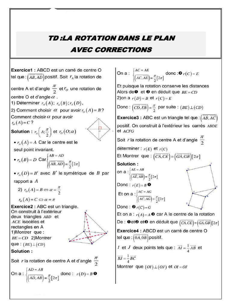 N Rotation Exe Corr Sex | PDF