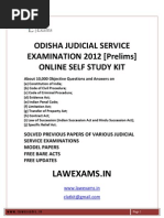 Odisha Orissa Judicial Service Examination Guide Self Study Kit Rank File Solved Papers