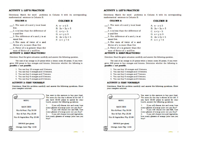 Lesson 3 | PDF