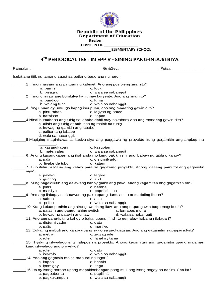 Epp 5 Ia 4 V2 | PDF