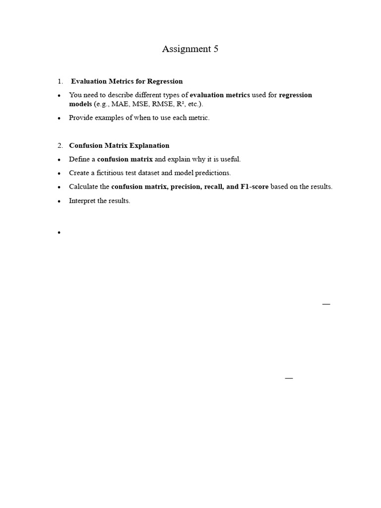 Assignment 5 | PDF