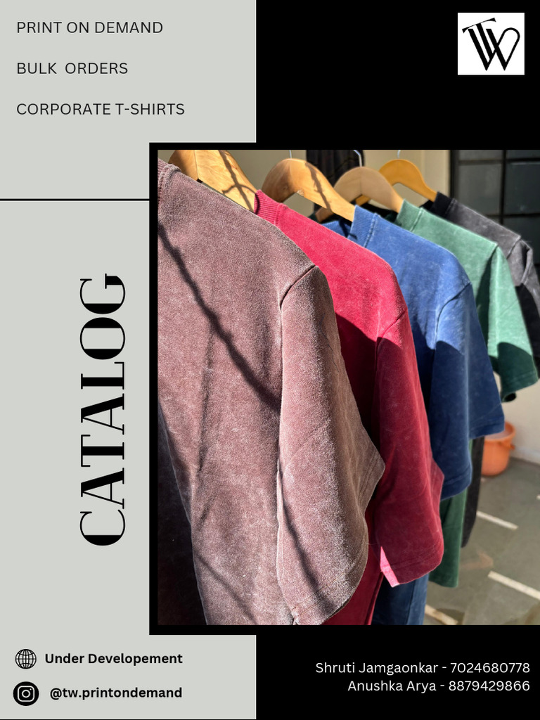 Tw Catalog 2025 | PDF | T Shirt | Clothing