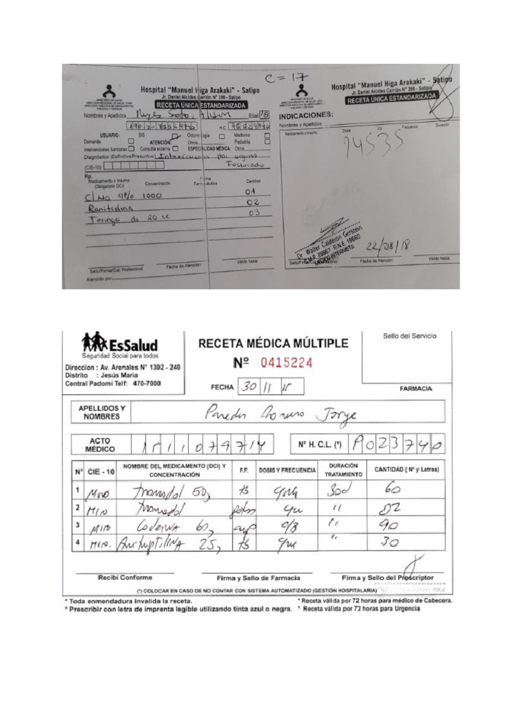Recetas Médicas | PDF