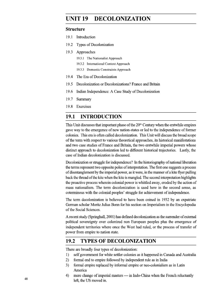 Decolonization PDF | PDF