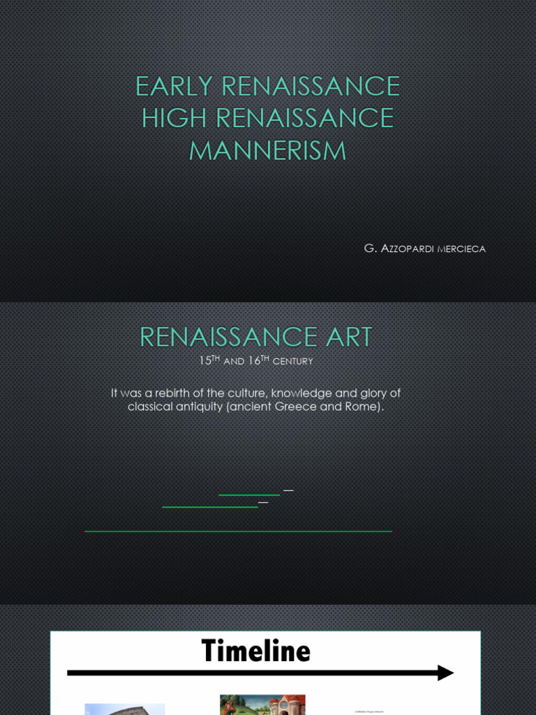 Renaissance Art: Key Figures & Styles | PDF | Renaissance | Renaissance Art
