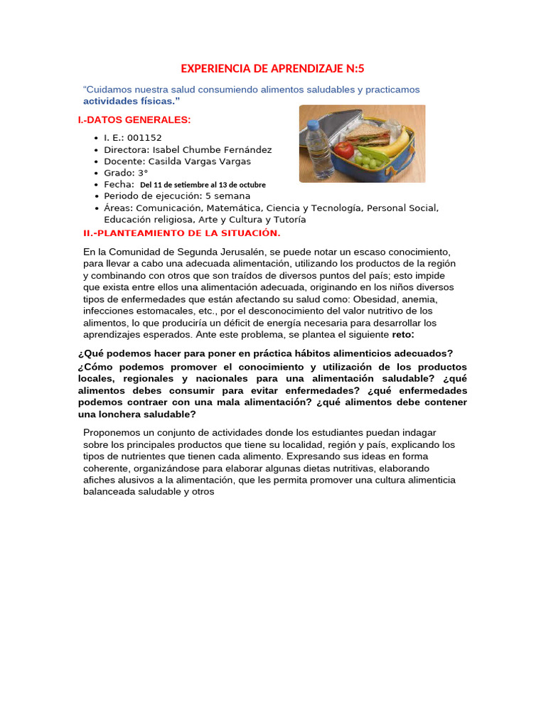 Eda 5 Setiembre - Octunre | PDF