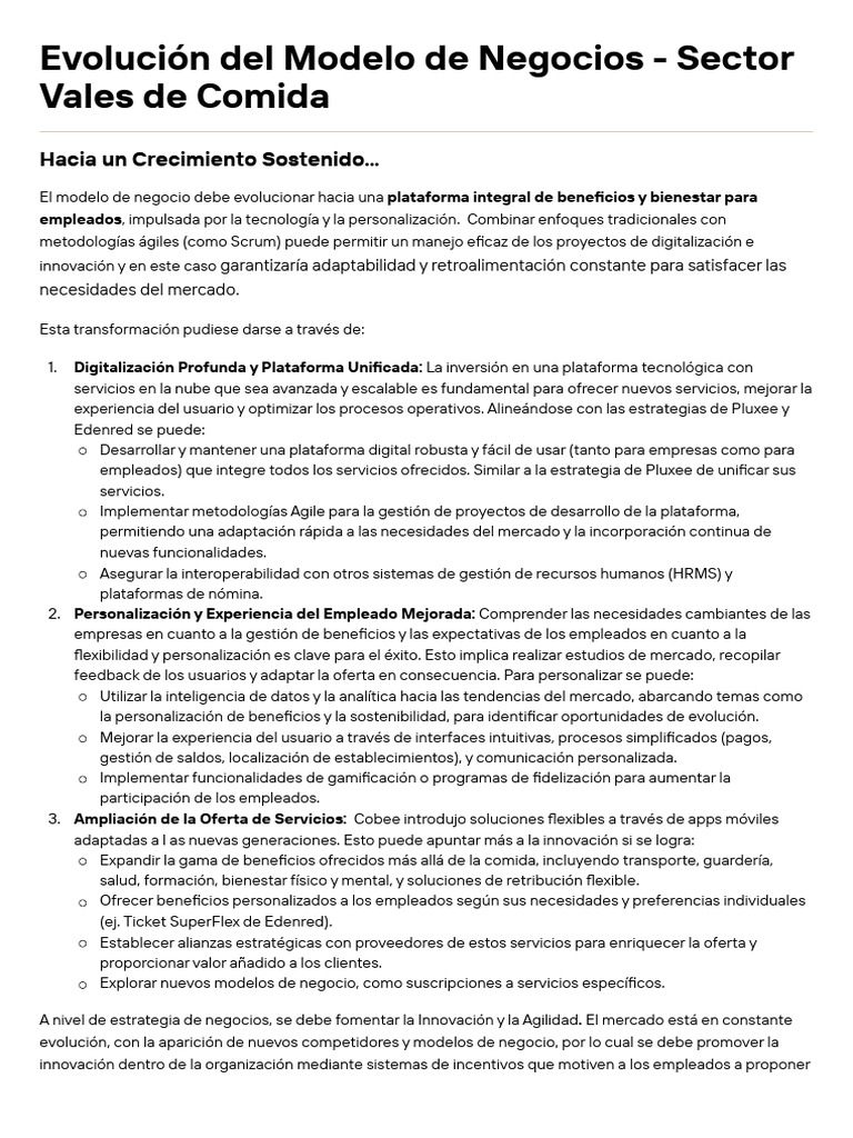 Innovación en Modelos de Negocio Sostenibles | PDF | Modelo de negocio ...