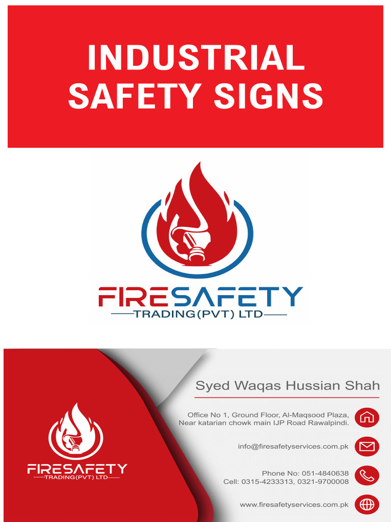 FST Safety Signs List 2022 | PDF