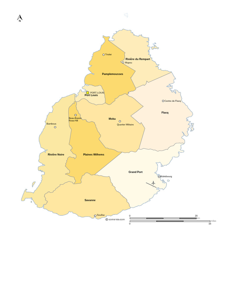 Liste des localités de l'île Maurice | PDF