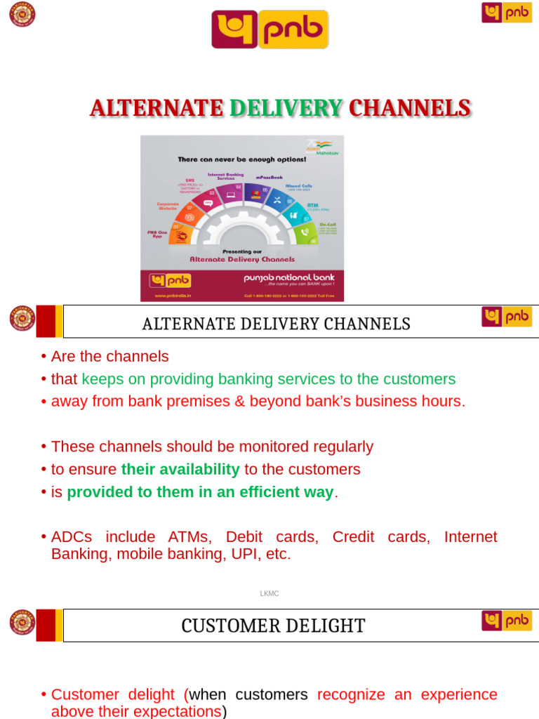 Understanding Alternate Delivery Channels | PDF | Automated Teller ...