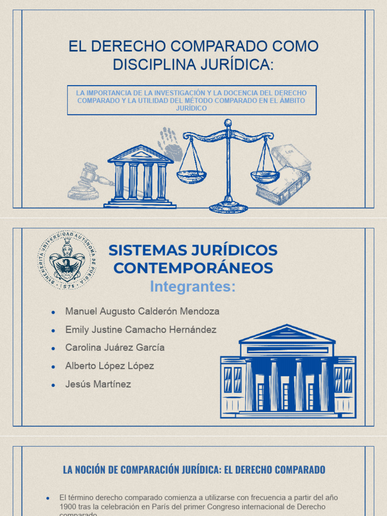 Importancia del Derecho Comparado | PDF | Conocimiento | Ley comparativa