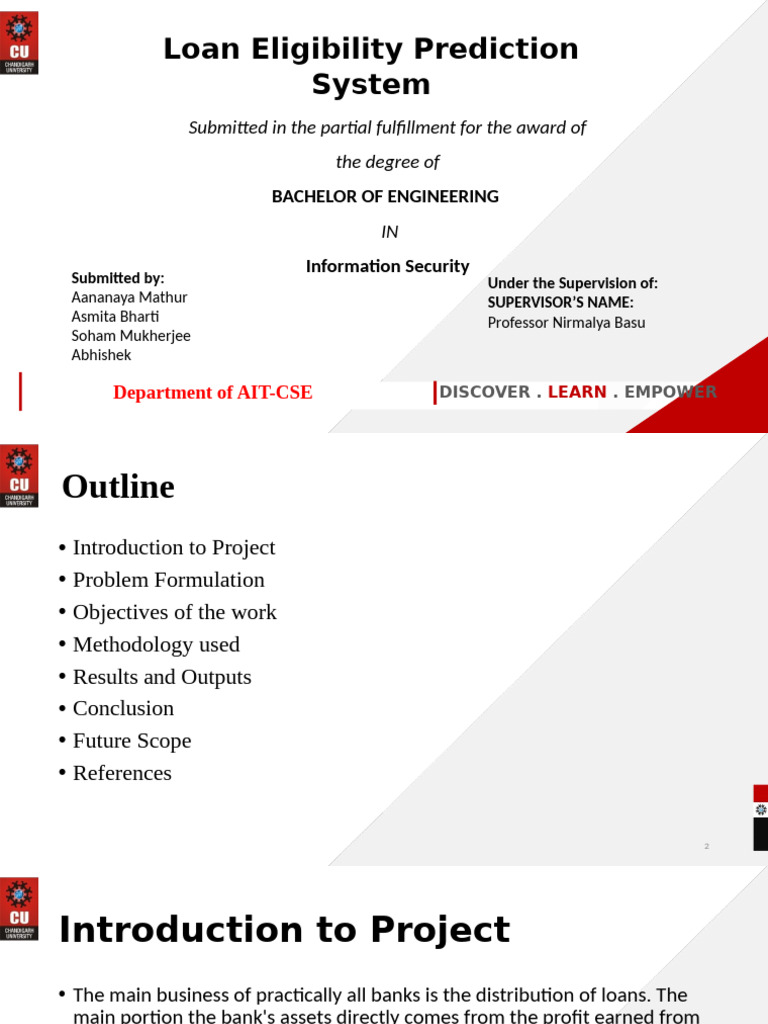 Loan Eligibility Prediction System | PDF | Machine Learning | Applied ...
