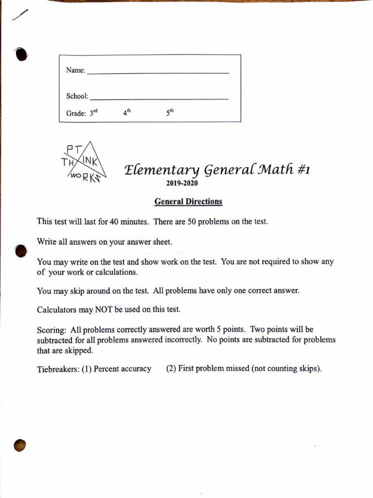 Elementary General Math#1 | PDF | Trigonometric Functions | Area