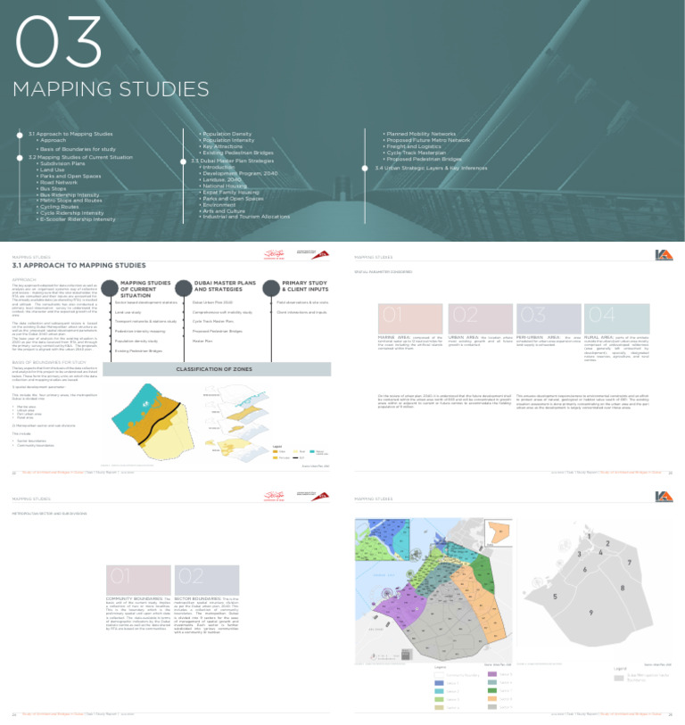 Dubai Urban Analysis Chapers 3 4 | PDF | Urban Area | Dubai