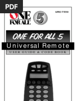 Download URC-7550 by Jean Hamilton SN84689442 doc pdf